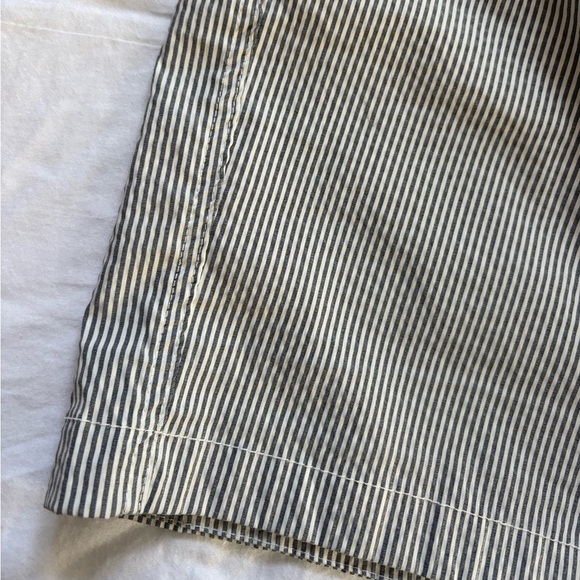 H&M Navy and White Striped Seersucker Swim Trunks - Picture 3 of 5